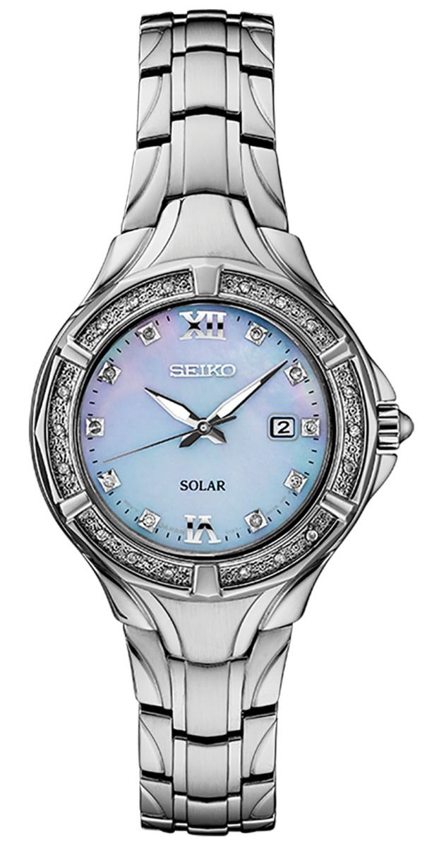 Seiko Diamond Ladies Solar SUT371P9 display picture 1