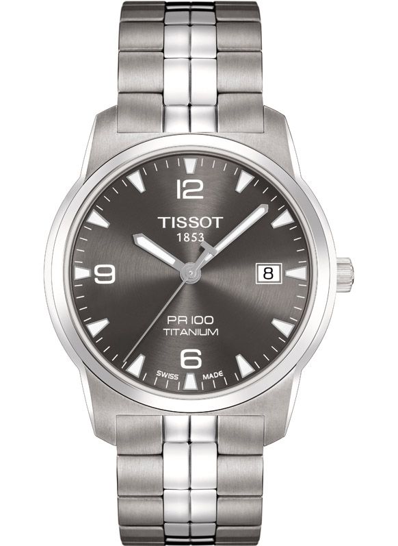 【稼働】 TISSOT PR 100 T049410A Titanium 腕時計 稼働】 TISSOT PR 100 T049410A Titanium 腕時計 - メルカリ