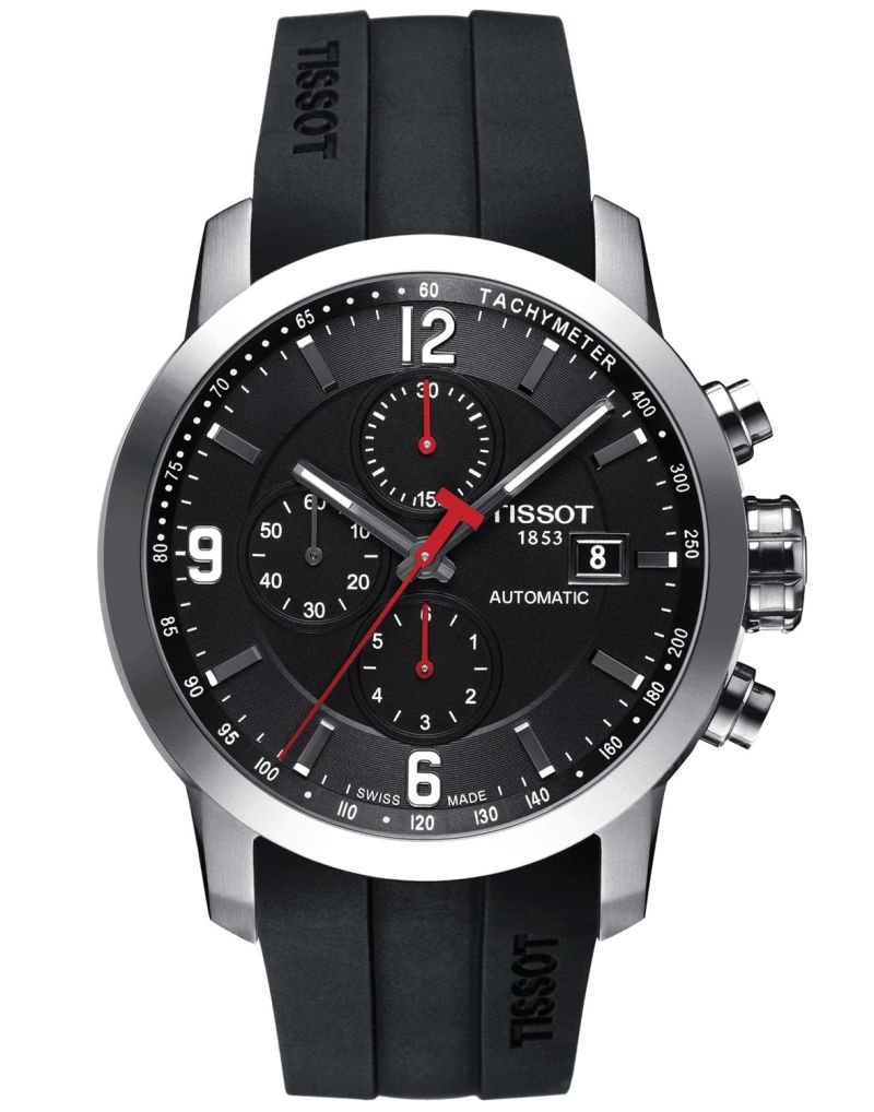 時計 TISSOT PRC 200 Automatic Chronograph Tissot PRC 200 Stainless Steel 39 mm Chronograph Blue Dial