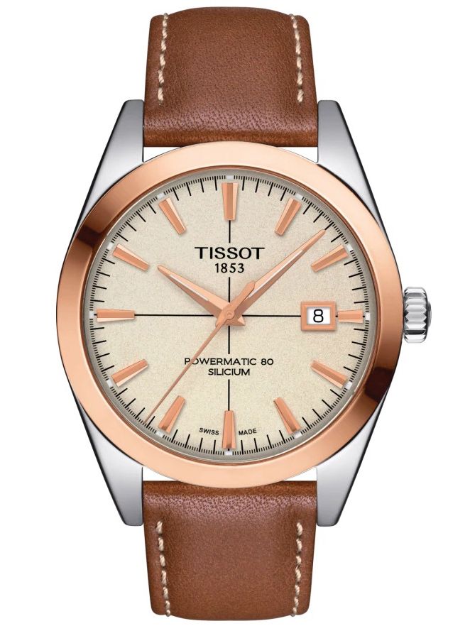 Tissot Gentleman Powermatic 18k Gold Bezel