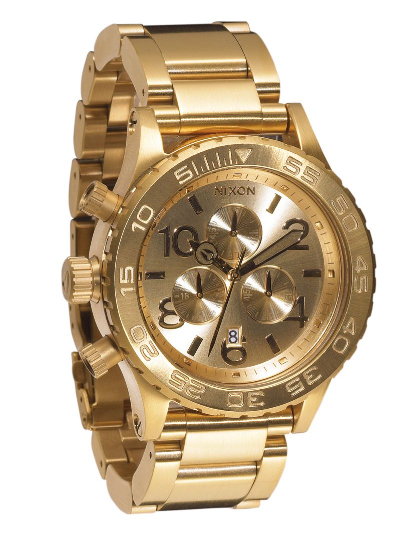ストップウォッチ不良NIXON 42-20 CHRONO GUN N GOLD Nixon 42-20 Tide 