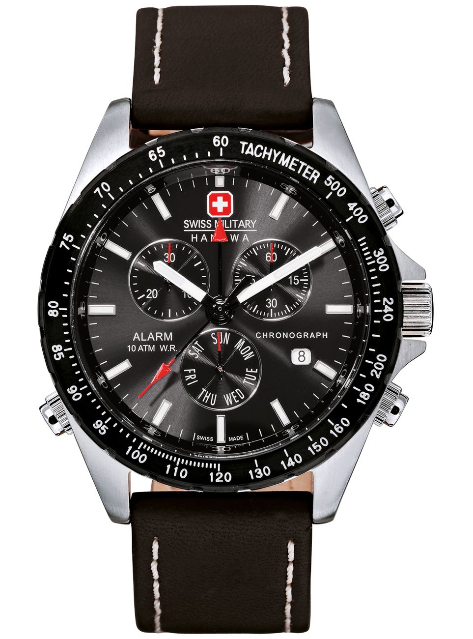 本物品質の Military Swiss Hanowa 06-4007.04.007 Navigator 時計