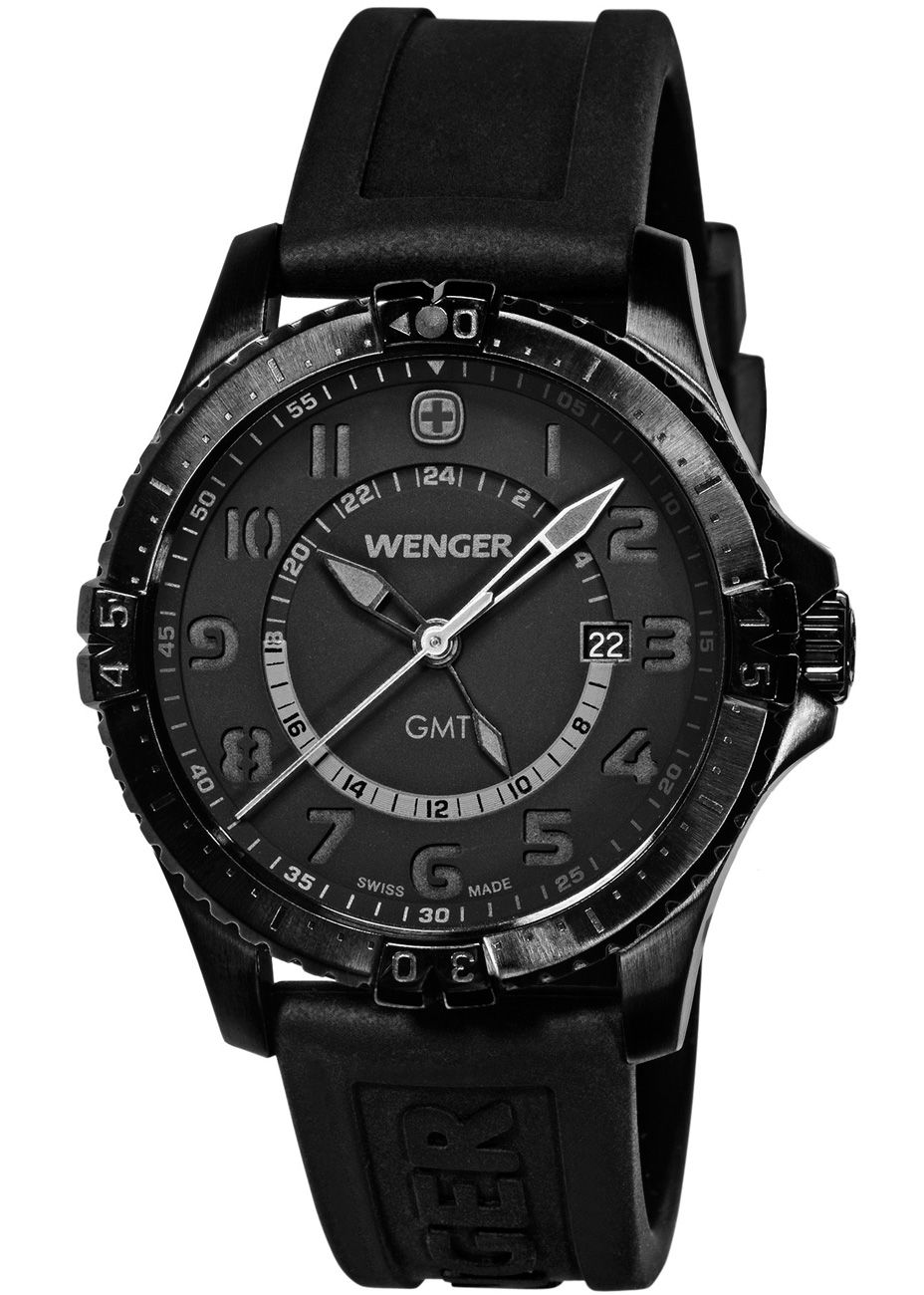 Wenger Squadron GMT All Black 77074 - RIP