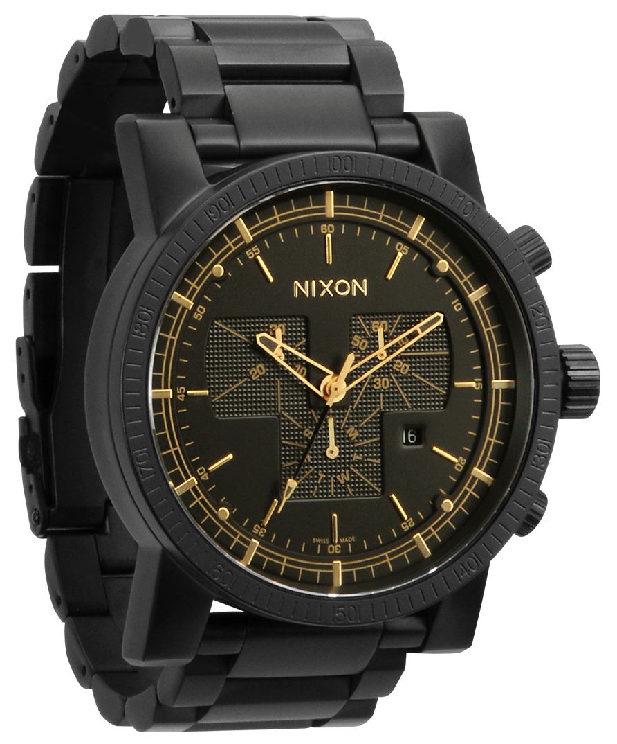 【美品】NIXON Magnacon SS Nixon Magnacon SS Matte Black/Gold A154-1041 - RIP