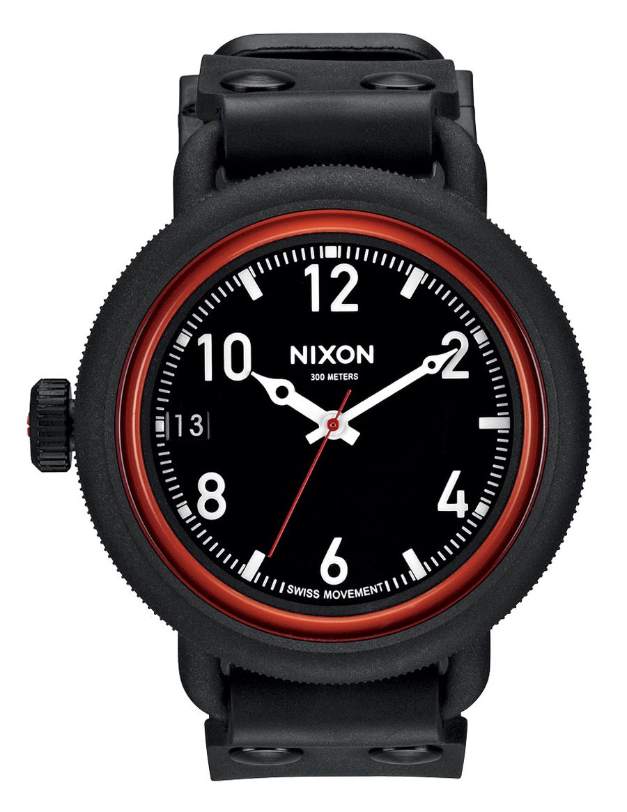 Nixon October All Black/Red A488-760 RIP