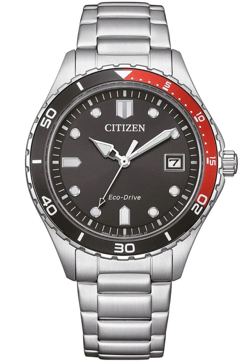 Citizen sports watch in stainless steel | 36.8mm unisex watch with