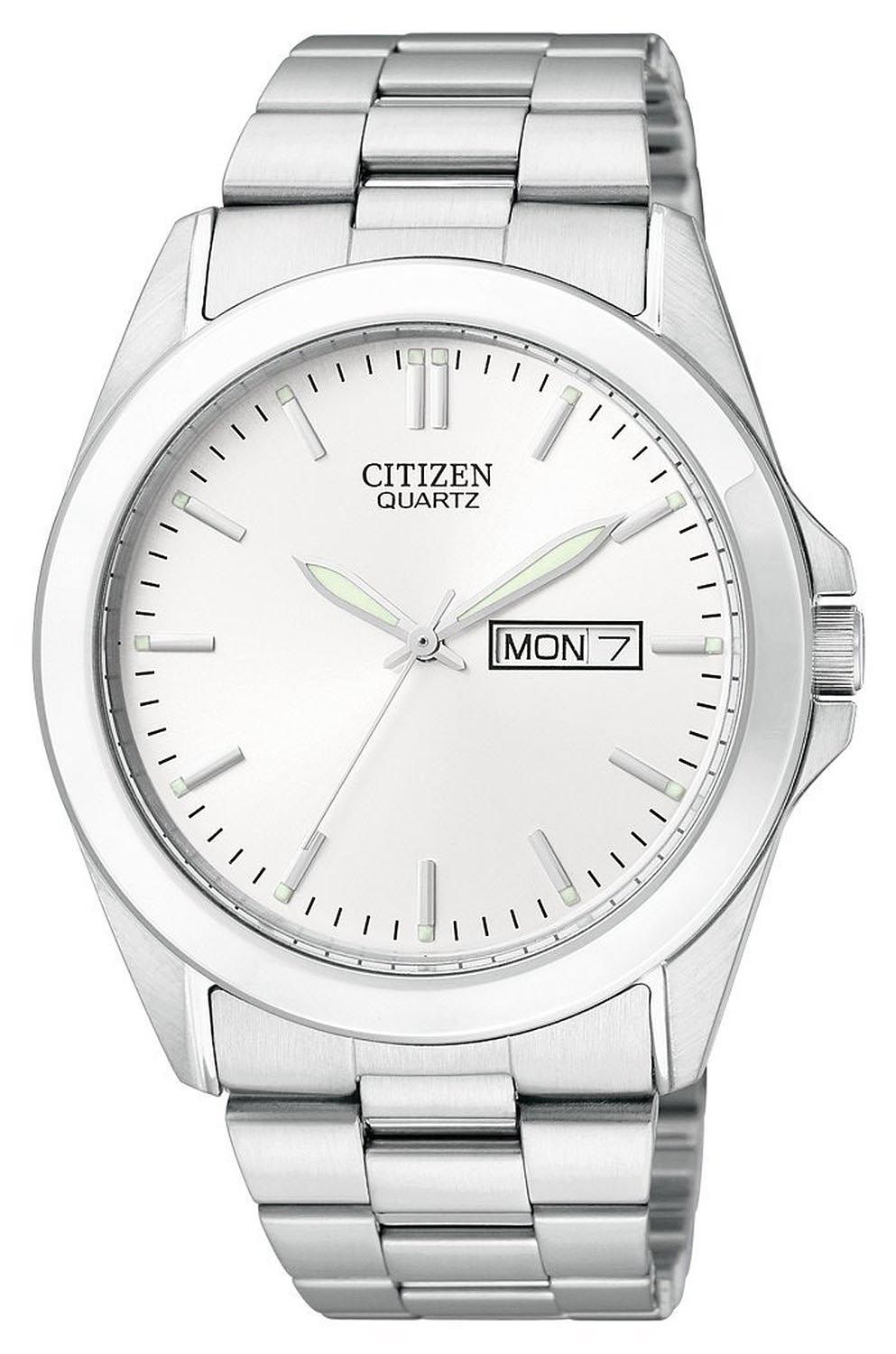 Citizen Mens Quartz Steel/White BF0580-57A - RIP