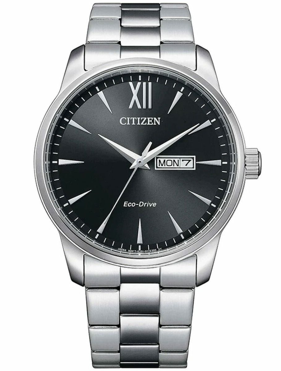 Citizen Eco-Drive men's watch | Classic design with black dial and