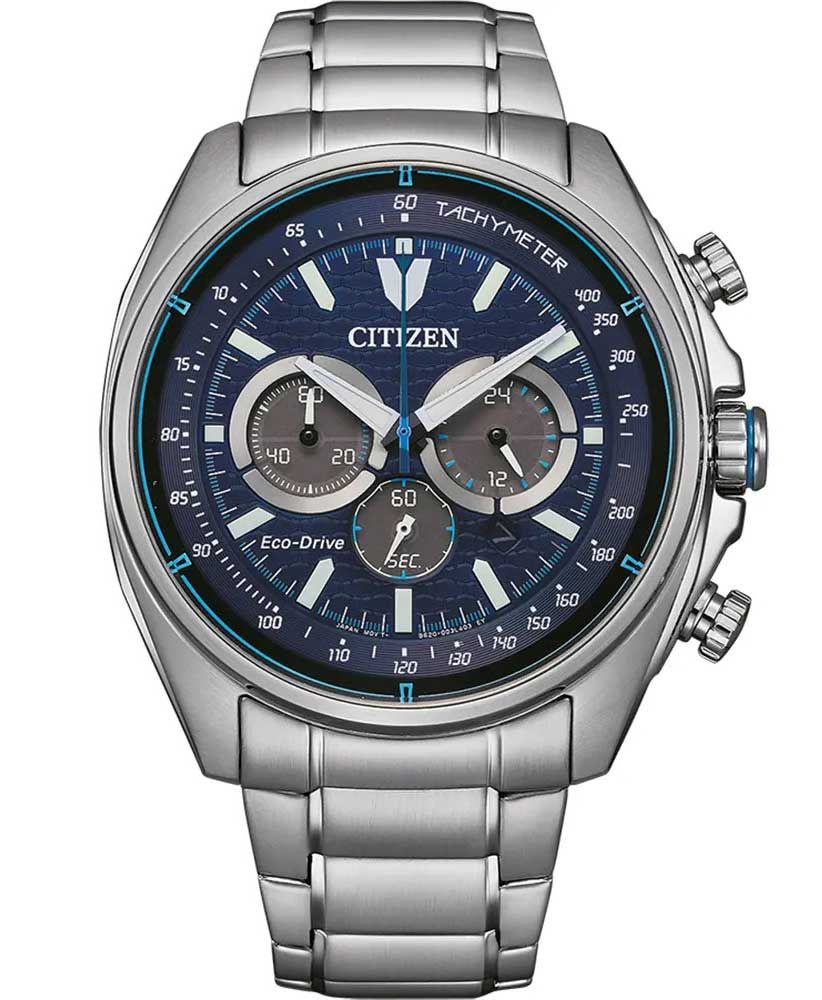 Citizen chronograph in stainless steel | 44.8mm sports watch Citizen chronograph in stainless steel | 44.8mm sports watch