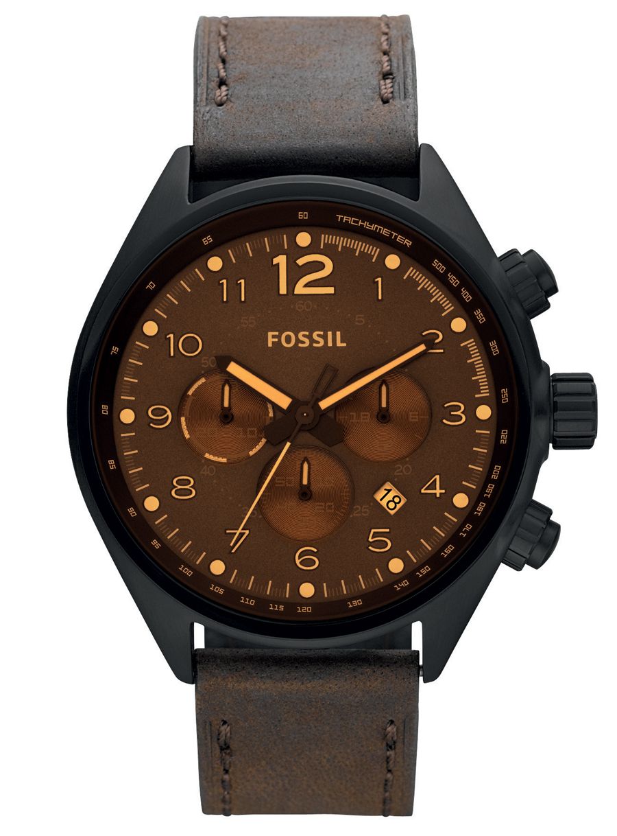 L.CH メタルCH 時計 Fossil Flight CH2782