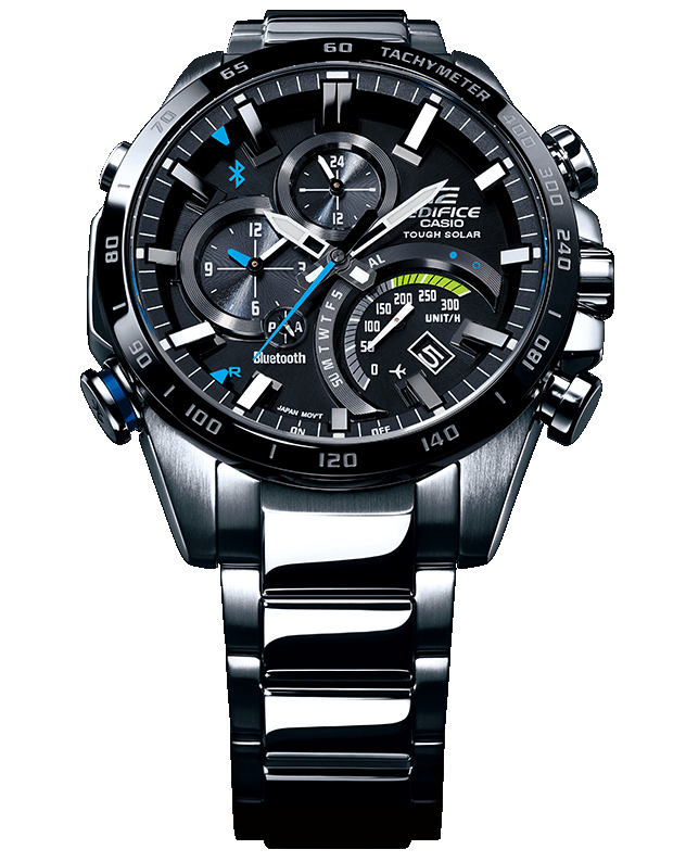 Casio Edifice Bluetooth Black Dial Men 48.5mm