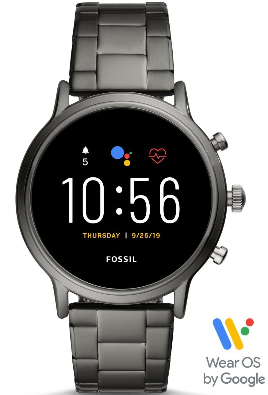 Fossil Gen Smartwatch The Carlyle HR Smoke Stainless Steel FTW4024