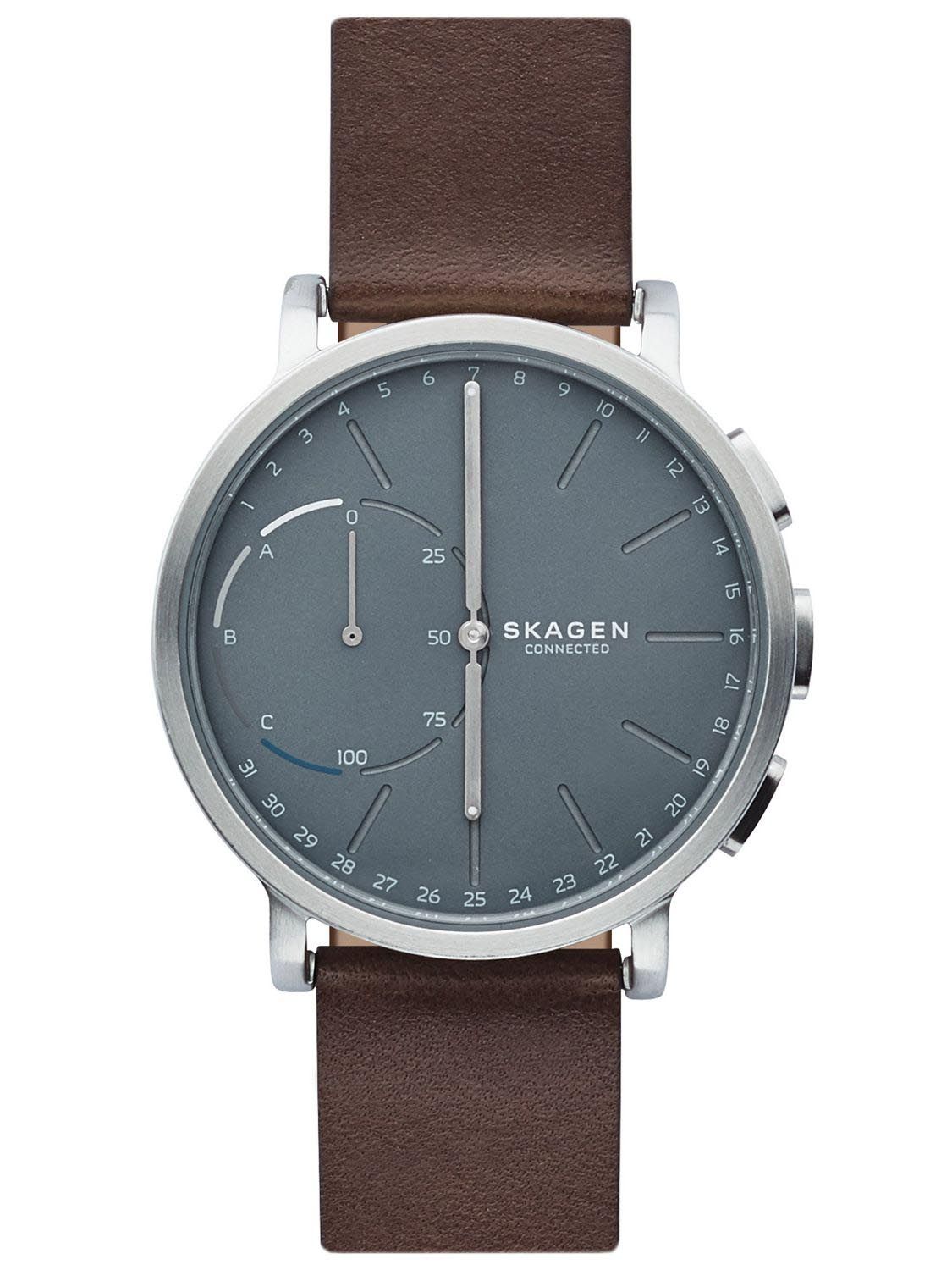 新品 SKAGEN ハイブリッドスマートウォッチ HAGEN CONNECTED SKT1109 メンズ 黒 (124425) 未だかつてないほどスマート。最先端の機能をまとった北欧のモダン