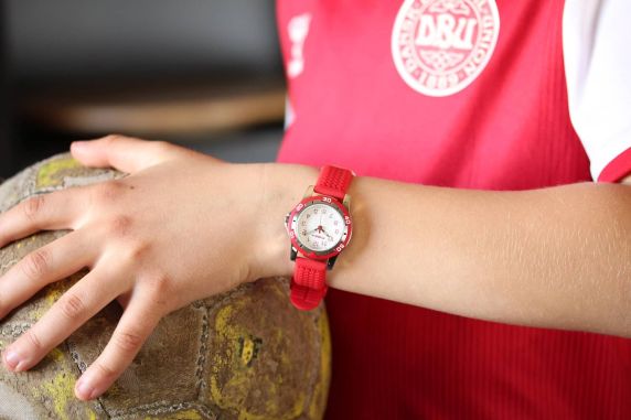 Red and White Children's Watch - Learn Time in Style | Fibex FIBEXCTC06