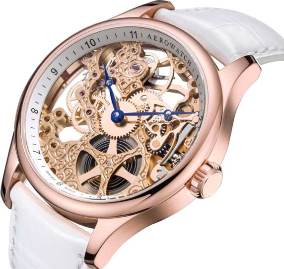 Aerowatch Renaissance Lady Skeleton A 57981 R113