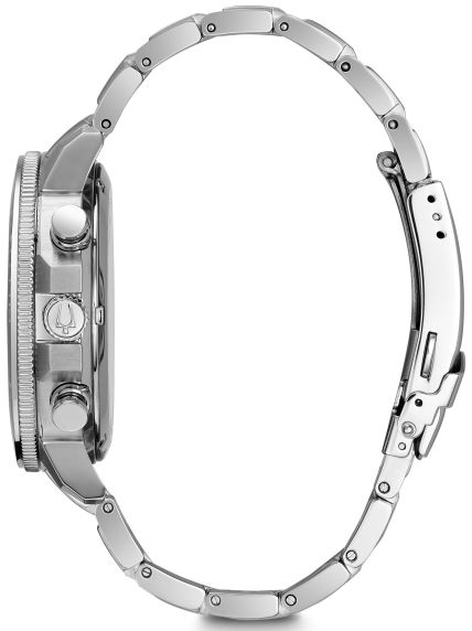 Bulova Marine Star chronograph men's watch with black dial and 200m water resistance | 96B272