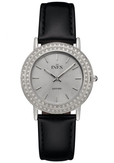 Inex Ladies Elegant Sapphire Crystals Petite 30mm