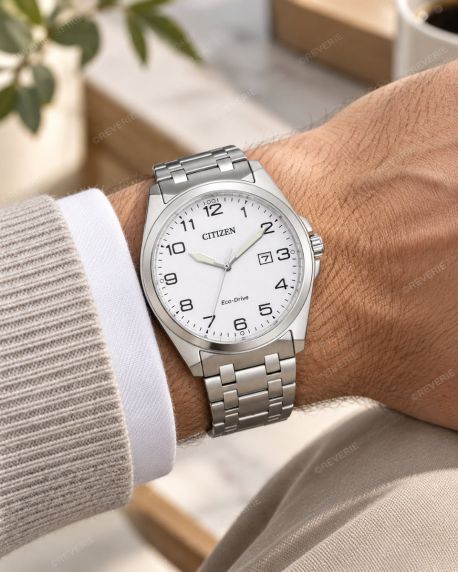 Citizen Eco-Drive classic men's watch in steel with E111 movement and sapphire crystal | BM7108-81A