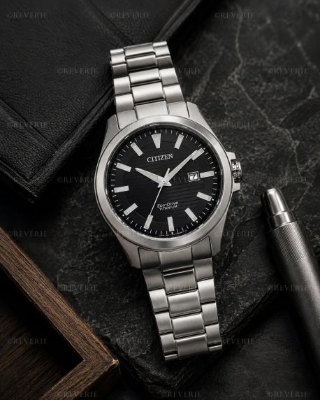 Citizen Solar-Powered Mens Titanium Sapphire 43mm