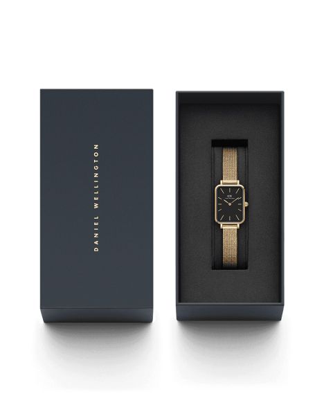 Daniel Wellington Quadro Pressed Evergold 20mm DW00100557