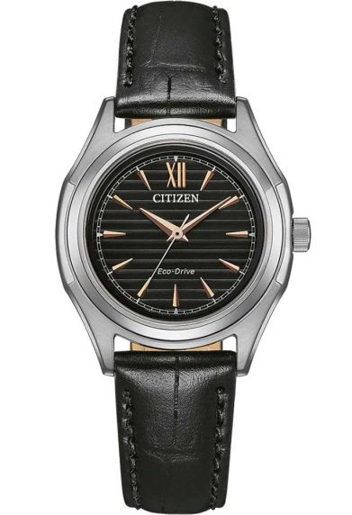 Citizen Eco-Drive women's watch in steel with J730 movement and Roman numerals | FE2110-14E