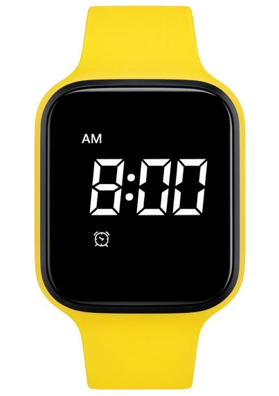 Kids Activity Timer Watch - Yellow Silent Reminder Watch FIBEX15V11