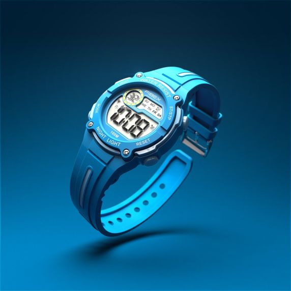Digital Swimming Watch for Kids - Blue Children's Sports Watch FIBEX76IP001