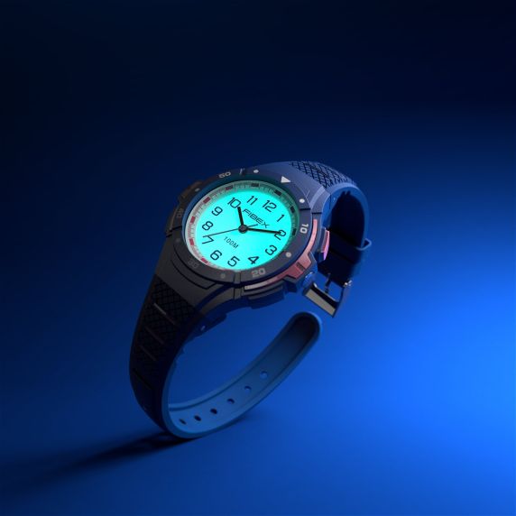 Night Light Swimming Watch for Kids - Blue & Pink Fibex Sport FIBEXAAC04