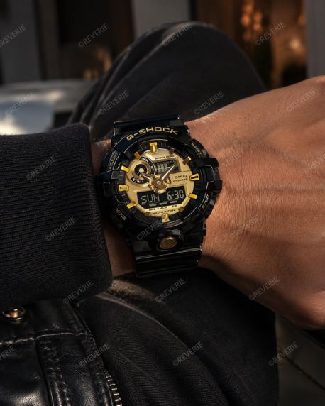 Casio G-Shock Golden Black XL 53mm