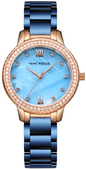 Mini Focus Lady Rose Blue Crystal 0226