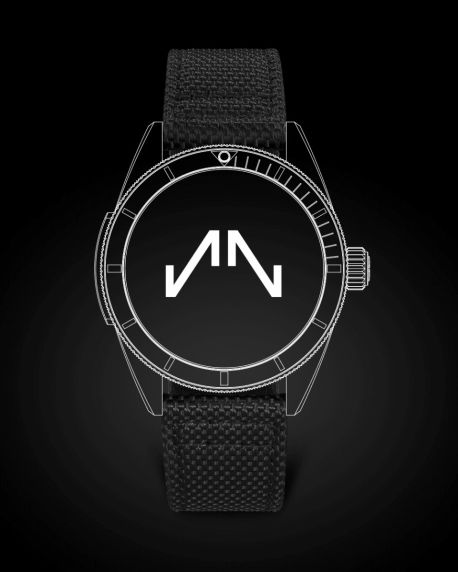 Norqain Adventure Nordura Fabric Black Strap Steel Buckle 22mm 10BC.20S