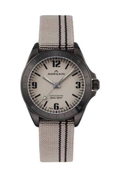 Norqain Adventure Neverest Flex Brown Black Fabric Strap 20mm 15NBF