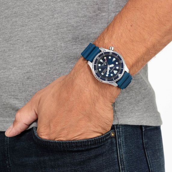 Citizen Promaster Marine Automatic dive watch with blue dial | NY0141-10LE