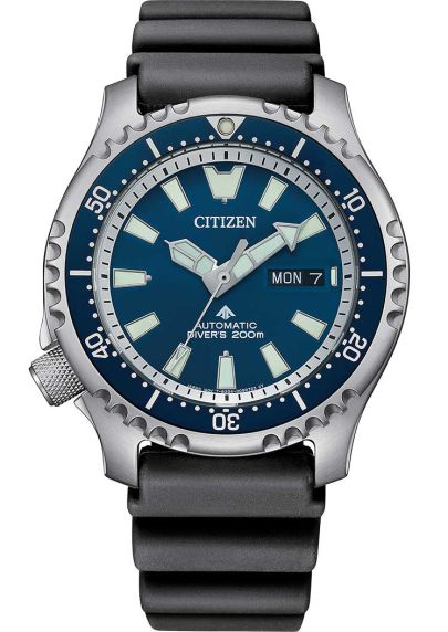 Citizen Promaster Fugu Limited Edition automatic dive watch | Blue dial and ISO certification | NY0161-63L